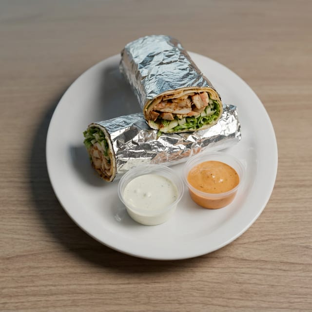 Chicken Kebab Wrap.